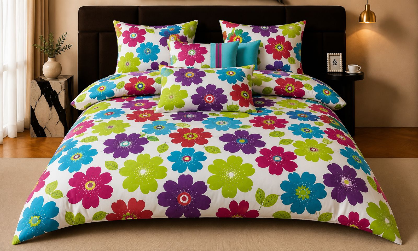 Sabanas Poli Algodón DOBLE estampada